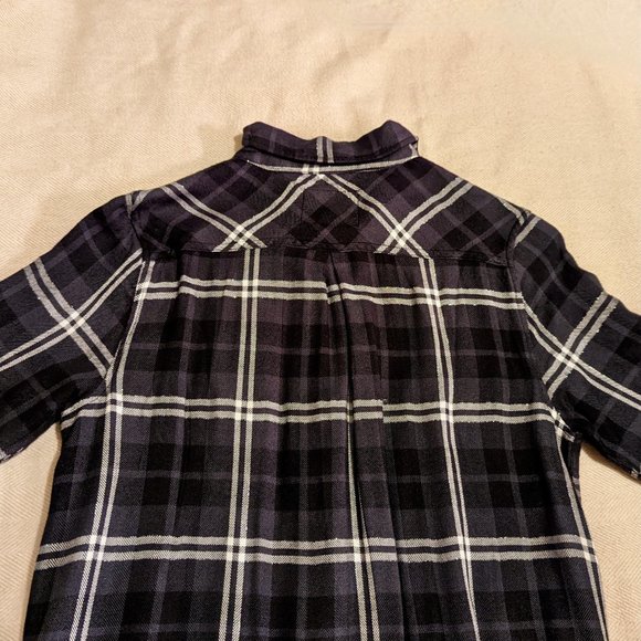 NWT Rails Plaid Button-Front Maternity Dress Shirtdress - Picture 16 of 16